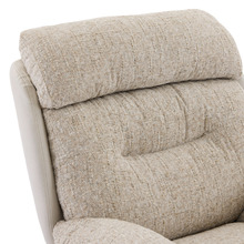 2 Piece Rye Upholstered Swivel Chair & Footstool Set